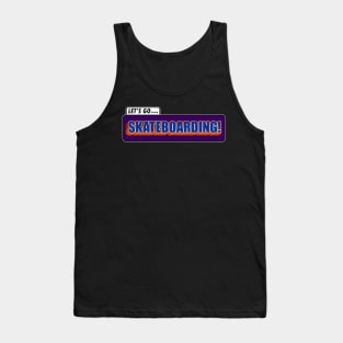 Snickers - Skateboard Sticker Spoof Tank Top